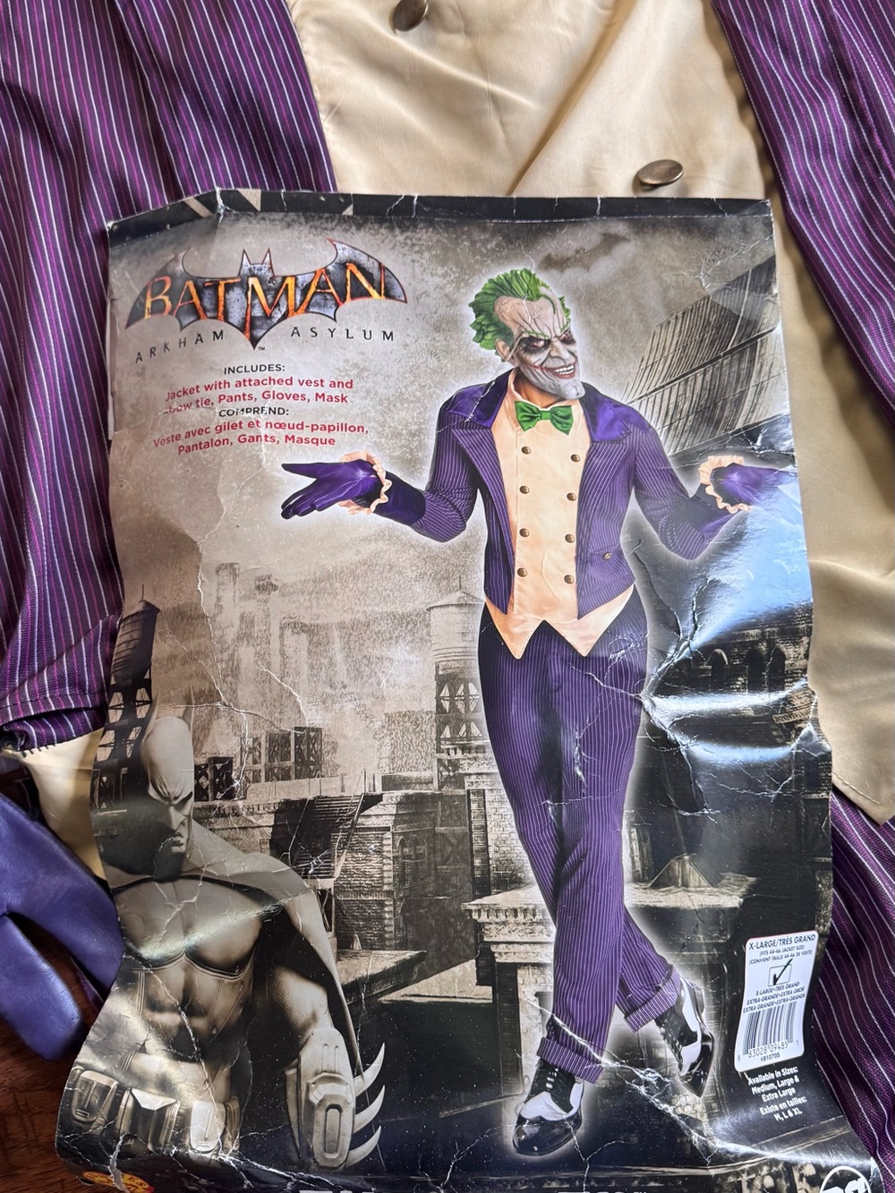 Batman Arkham Joker Men's Costume